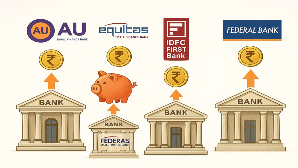 Top Savings Accounts in India with Highest Interest Rates in 2025
