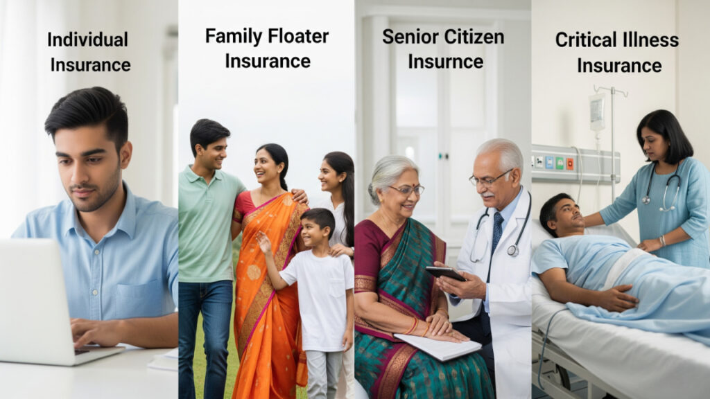 Types of Health Insurance Policies in India