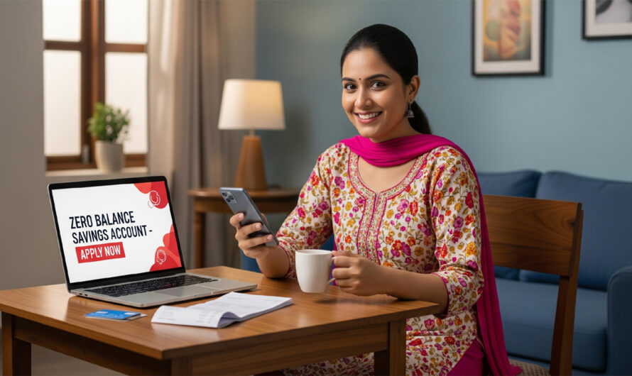 How to Open a Zero Balance Savings Account in India Online?